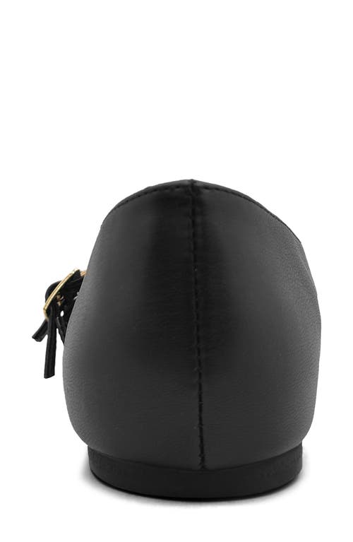 Reaction Kenneth Cole Malibu Mary Jane Flat In Black