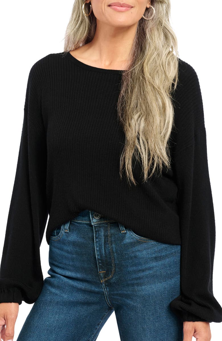 Splendid Georgie Rib Sweater, Main, color, 