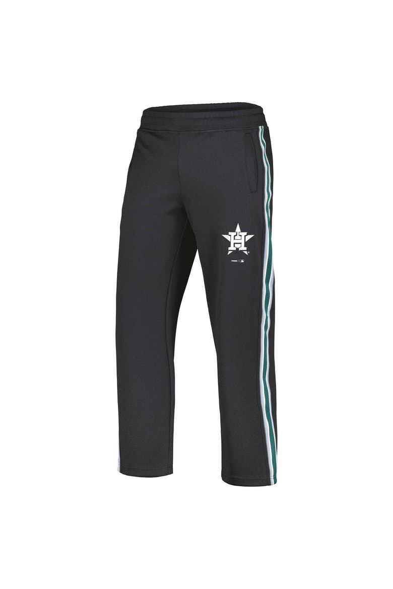 Men's PLEASURES Black Houston Astros Ballpark Track Pants, Alternate, color, Black