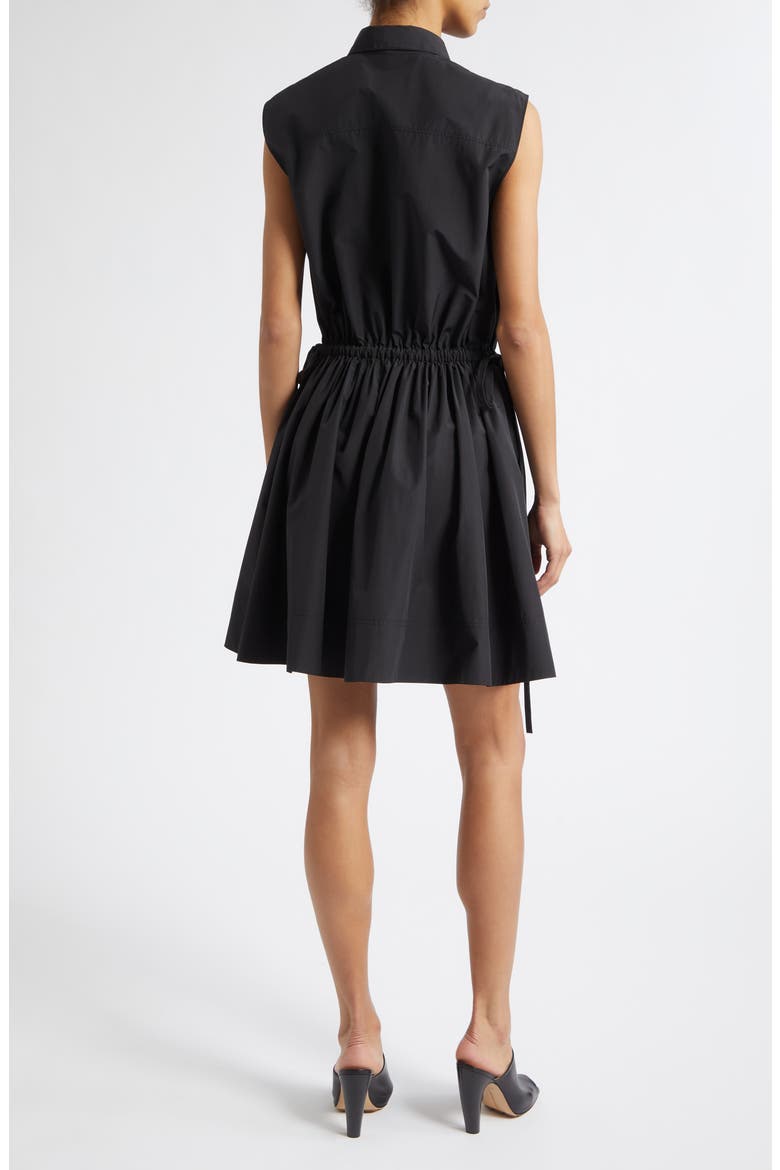 Tristan Sleeveless Shirtdress, Alternate, color, BLACK