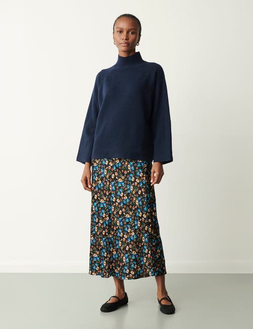 Finery London Mandy Floral Midi Skirt In Multi