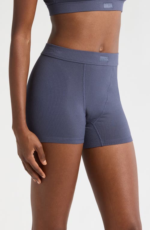 Ugg(r) Alexiah Rib Lounge Boy Shorts In Thundercloud