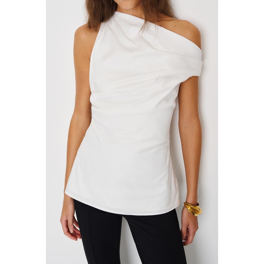 Reformation Dessa Off The Shoulder Top In White