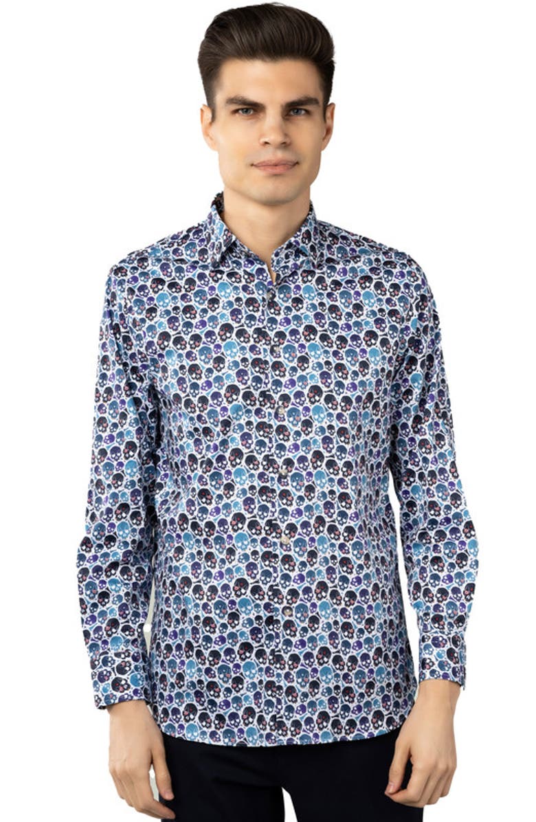 Luchiano Visconti Skull Shirt, Main, color, 