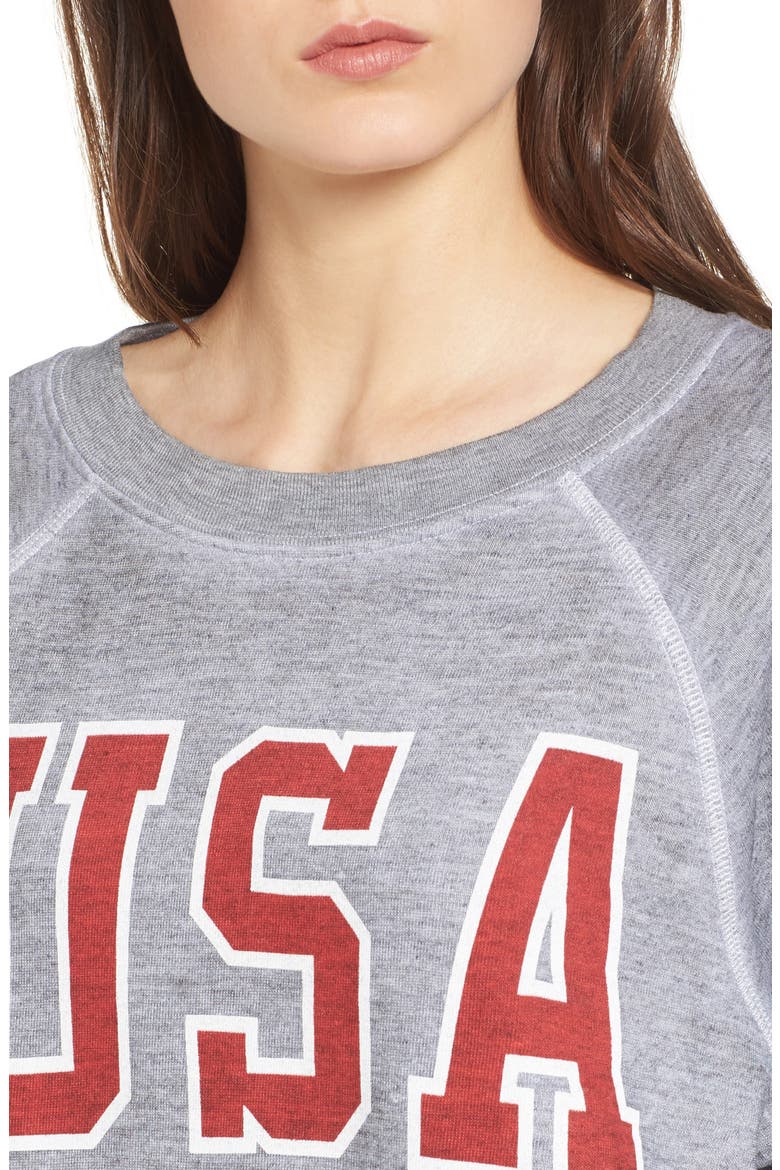 Baggy Beach Jumper - USA Pullover, Alternate, color, HEATHER GREY