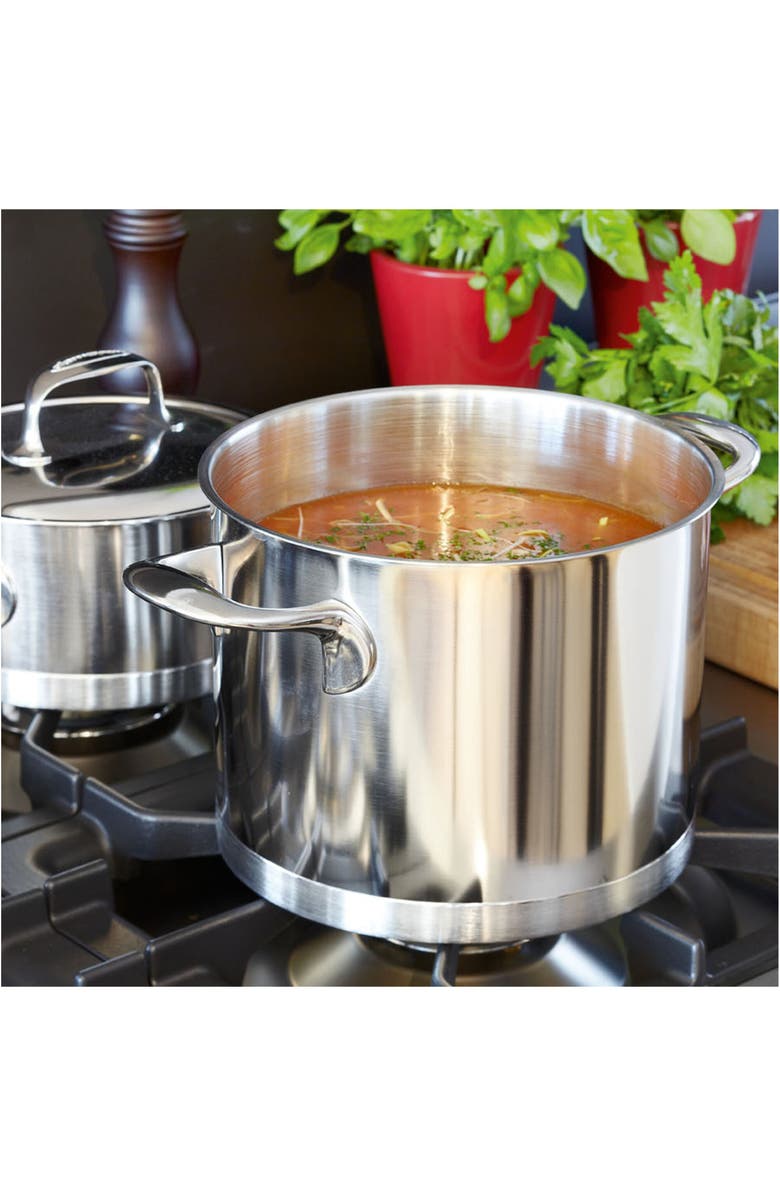 Demeyere Atlantis 8.5-Quart Stainless Steel Stockpot, Alternate, color, Stainless Steel