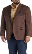 Oak Hill by DXL Big & Tall Faux-Suede Sport Coat