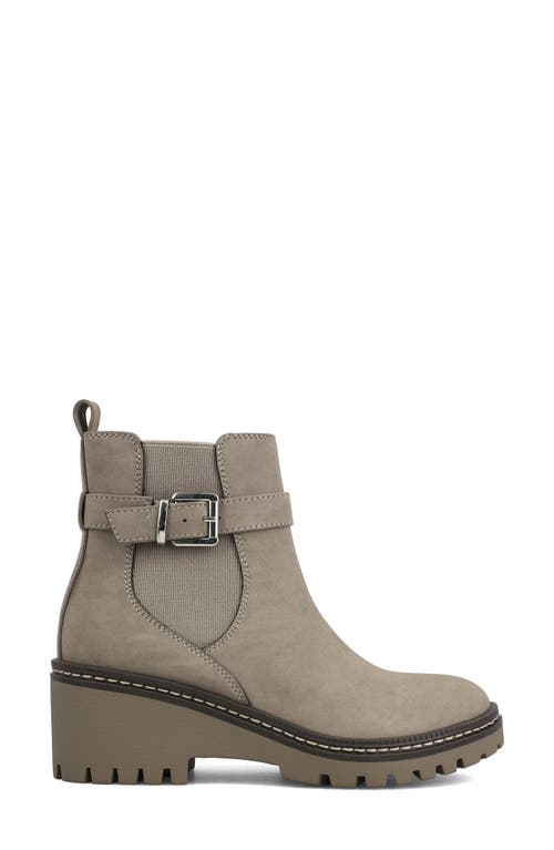 Mia Elis Block Heel Boot In Gray
