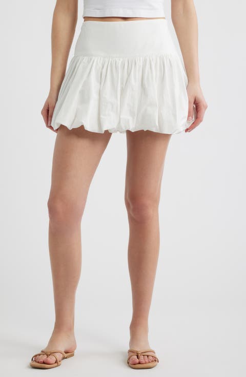 Parga Cotton Bubble Miniskirt
