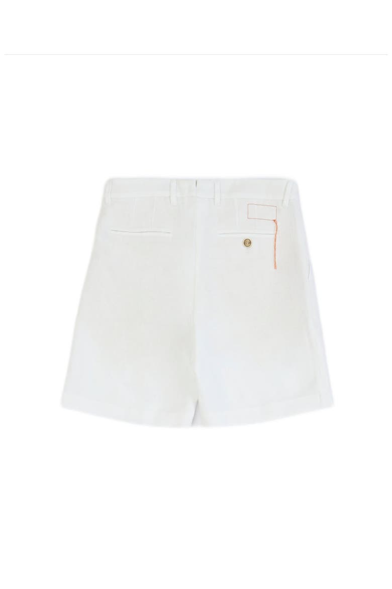 Bermuda Cotton Shorts, Alternate, color, WHITE