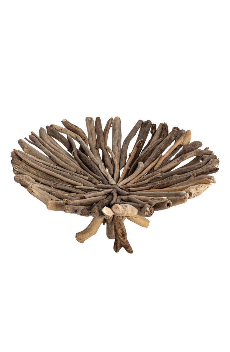 Storied Home Terra-cotta Vases with Raised Rectangles Pattern, Set of 2, Main, color, Cream