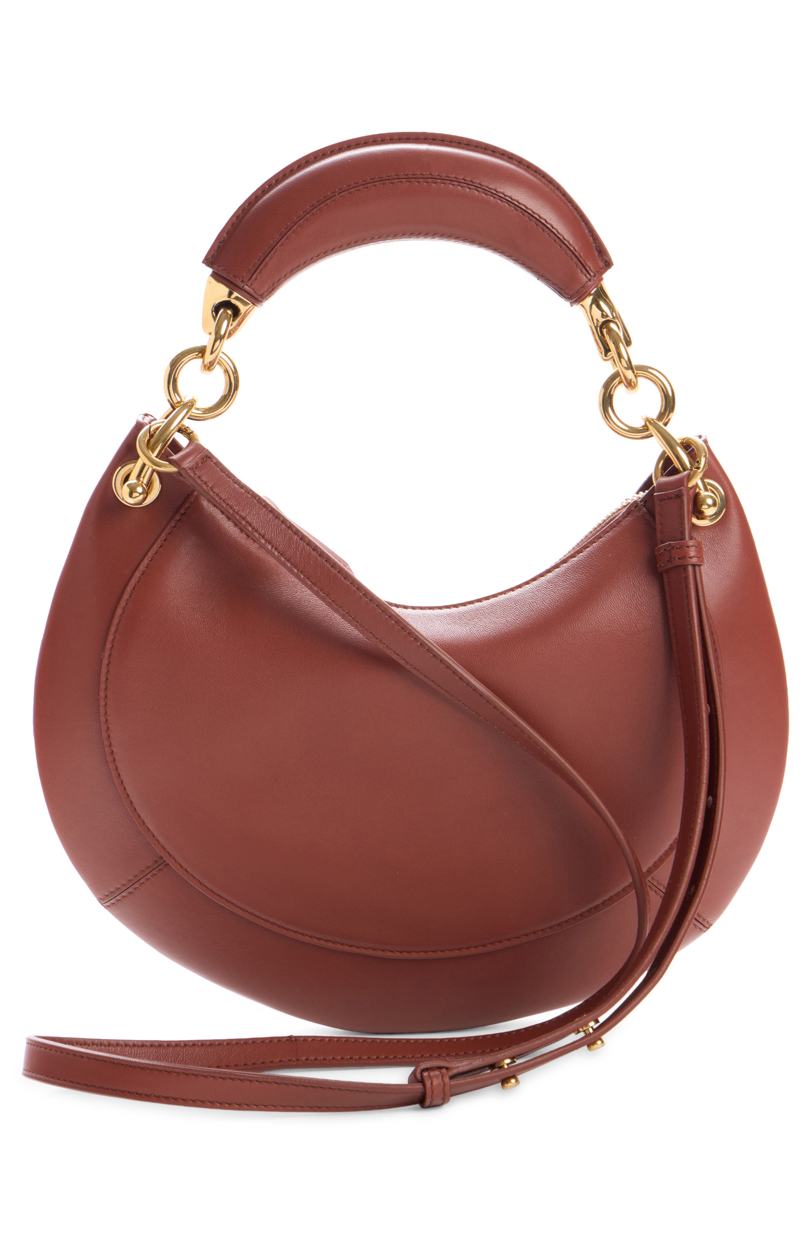 Banana Leather Hobo Bag, Alternate, color, BLUSHY BROWN