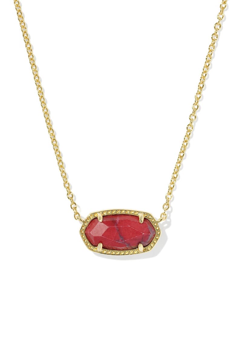 Elisa Necklace, Main, color, GOLD RED VARIEGATED MAGNESITE