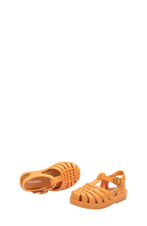 Mini Melissa Possession Jelly Sandal In Orange