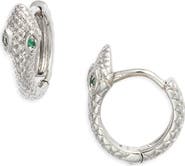 Child of Wild Zephyr Snake Huggie Hoop Earrings