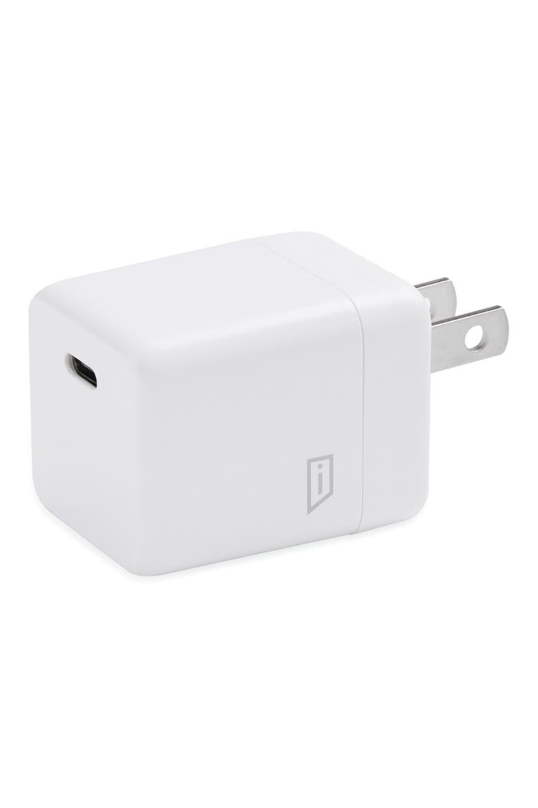 30W USB-C Folding Charge Cube, Main, color, WHITE