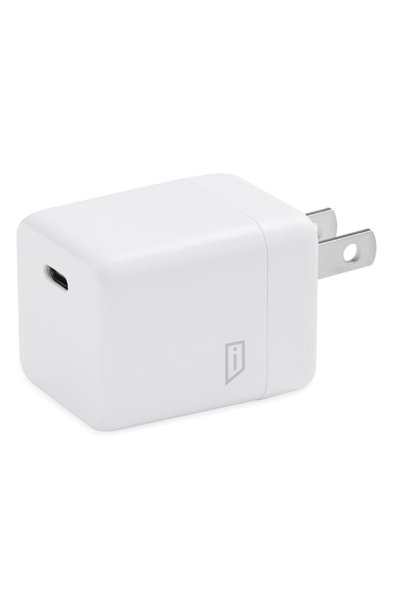 iStore 30W USB-C Folding Charge Cube, Main, color, White