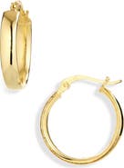 ARGENTO VIVO Flat Hoop Earrings