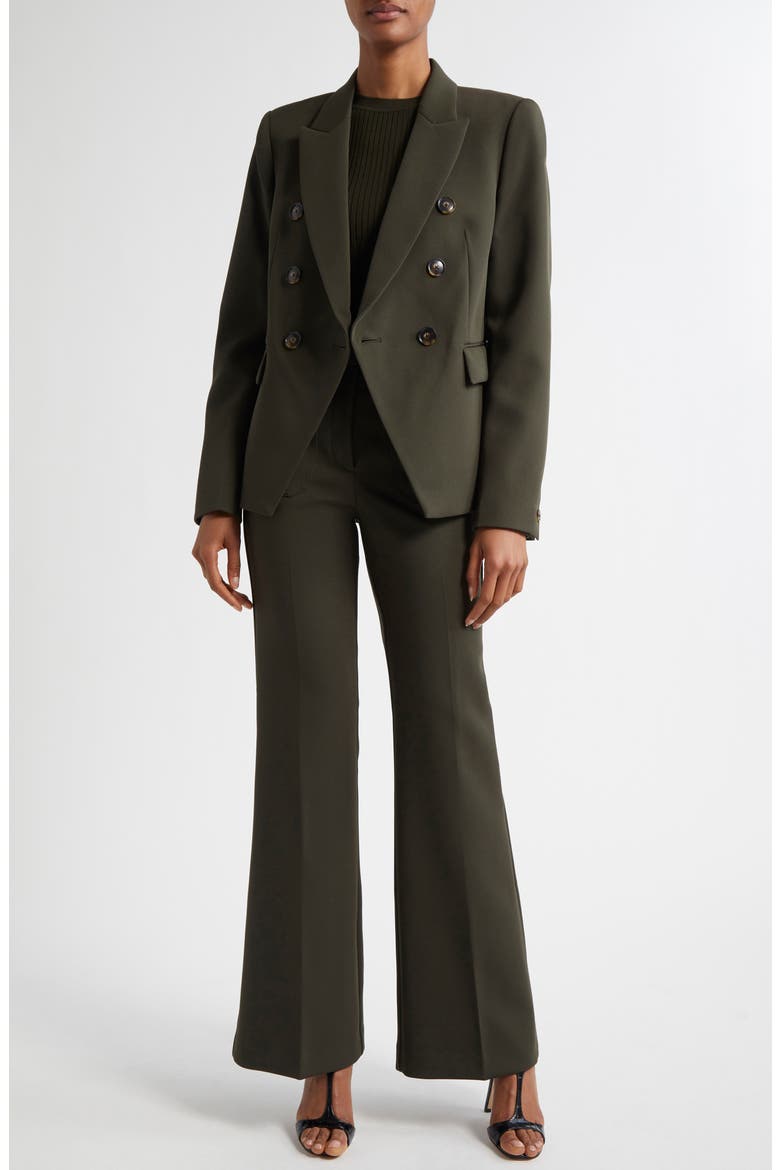 Priya Flared Pants, Alternate, color, GREEN