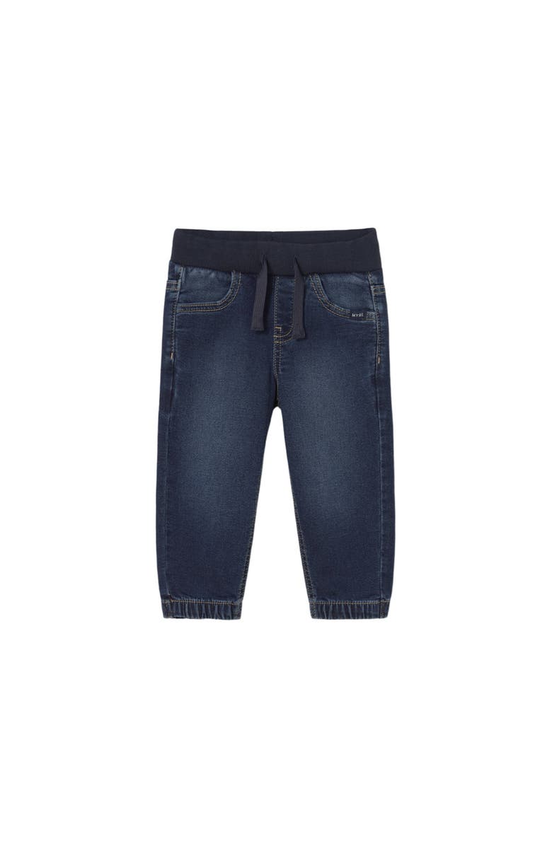 Mayoral Denim Jogger Pants, Main, color, Blue Denim