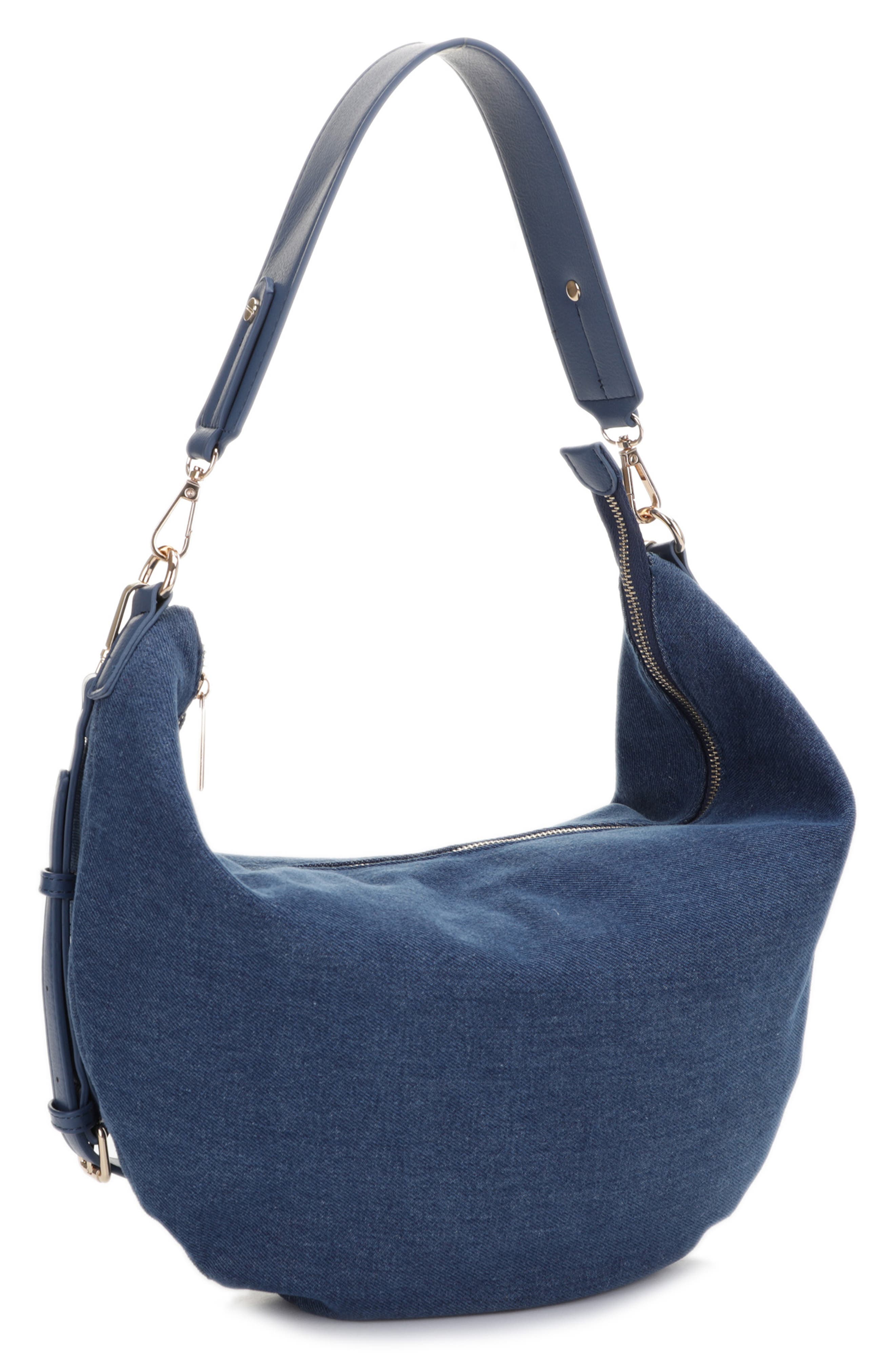 Mali + Lili Megan Denim Hobo Sling Bag, Alternate, color, 