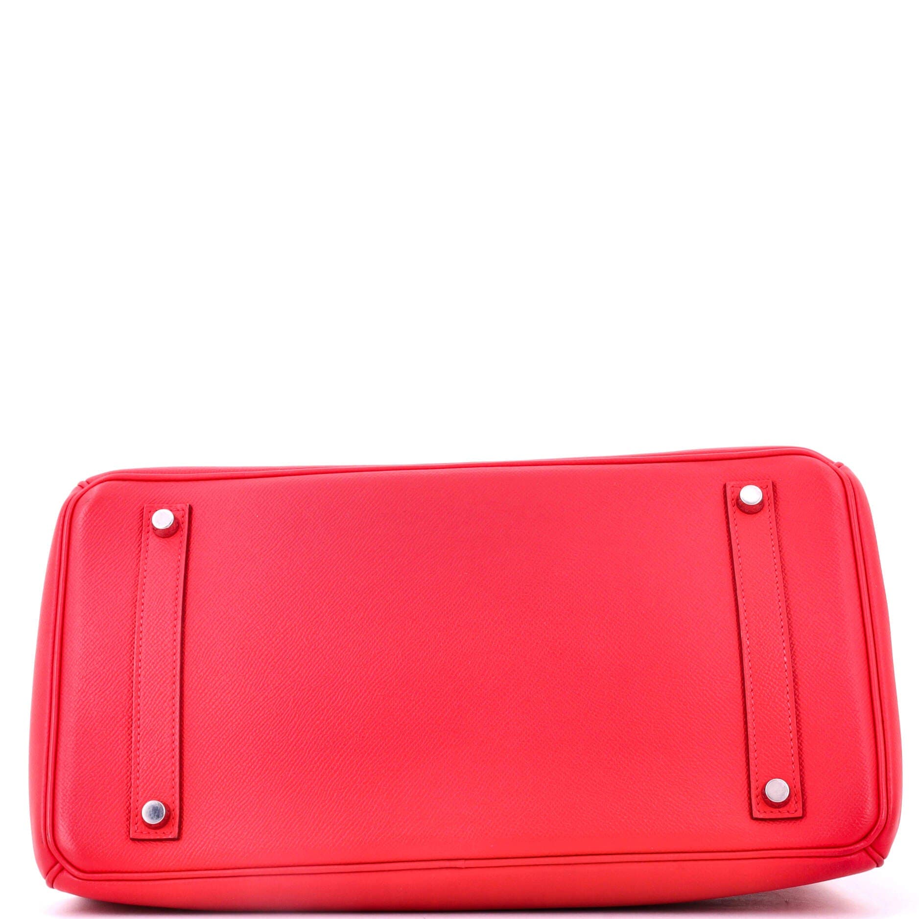 Birkin Handbag Pink Epsom with Palladium Hardware 35, Alternate, color, Red