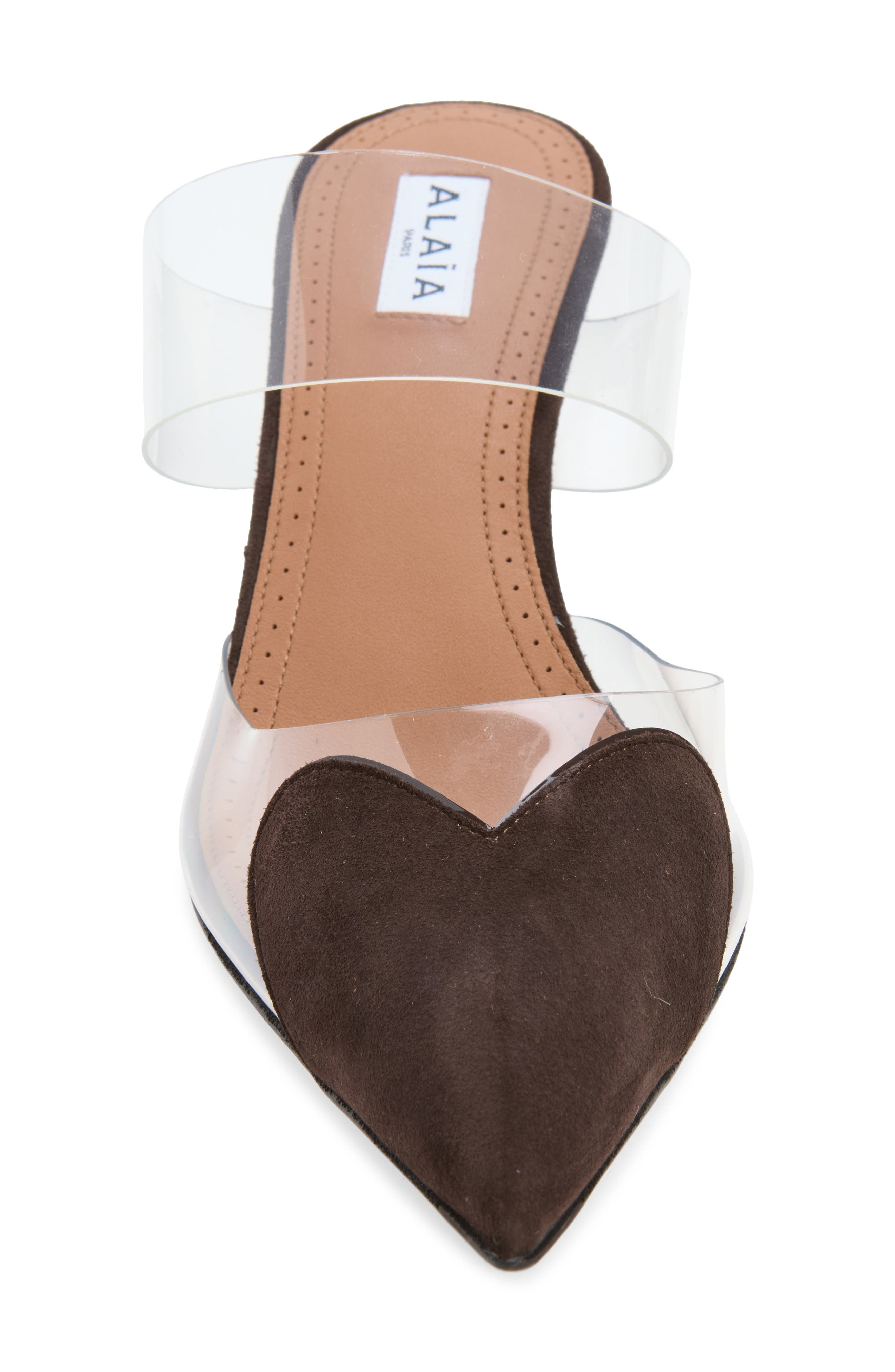 Pointed Toe Wedge Mule, Alternate, color, BRUN FUME