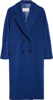 Max Mara Madame Double Breasted Wool & Cashmere Coat
