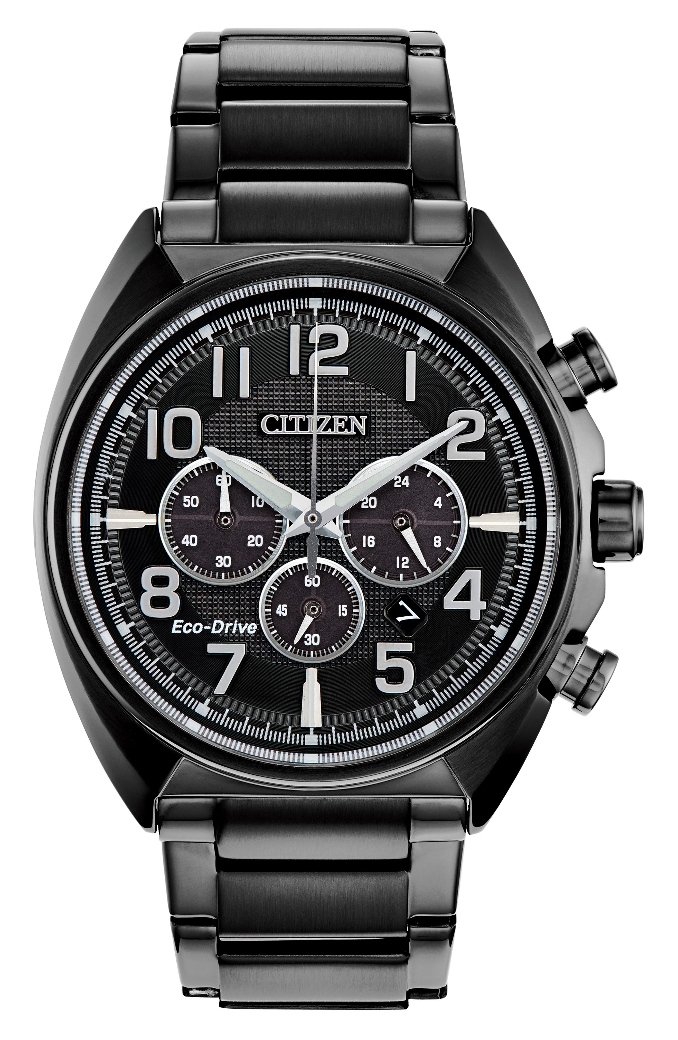 Citizen Brycen Eco-Drive Bracelet Watch, 43mm