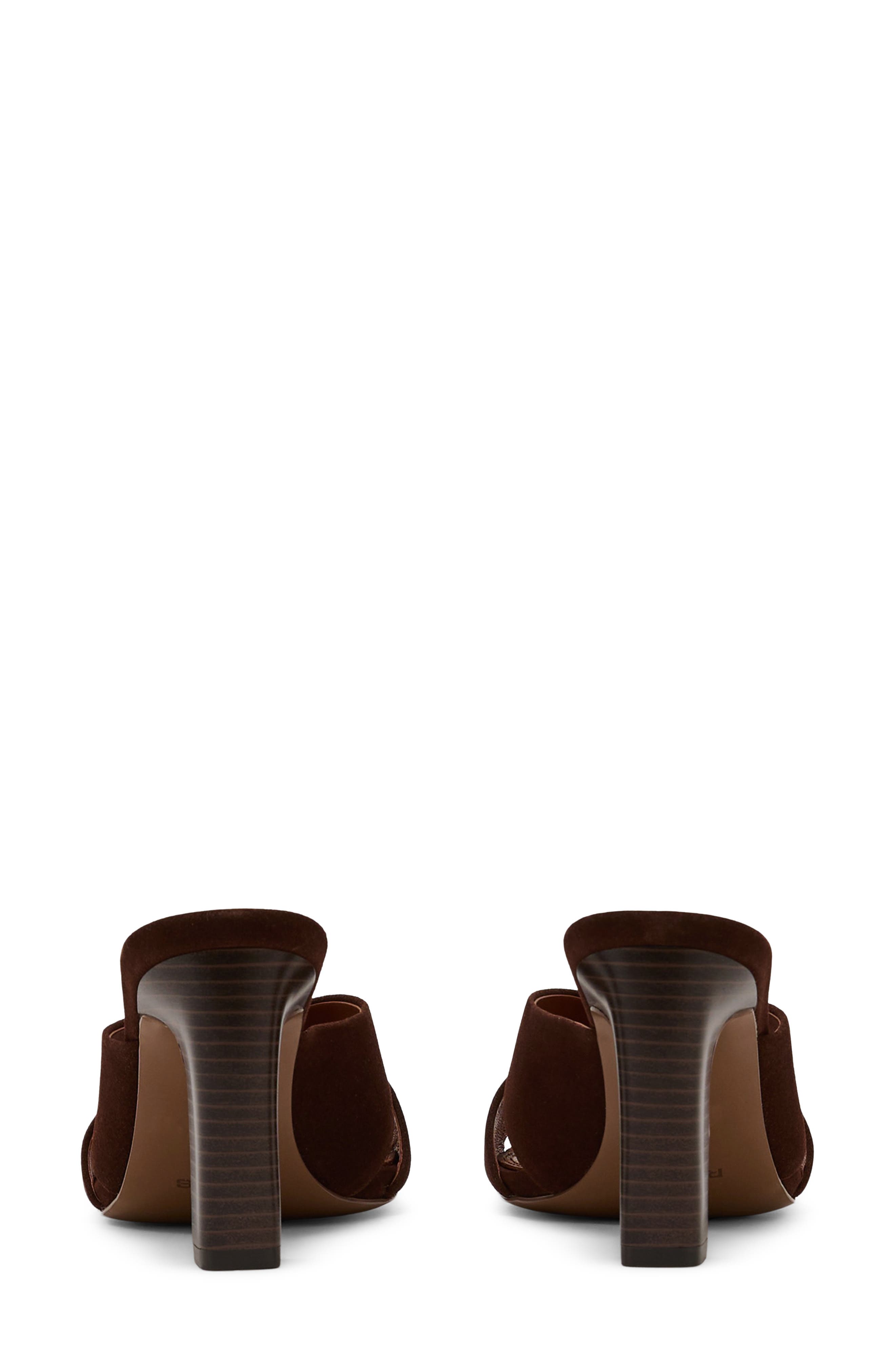 Rochelle Leather Slide Sandal, Alternate, color, CHOCOLATE
