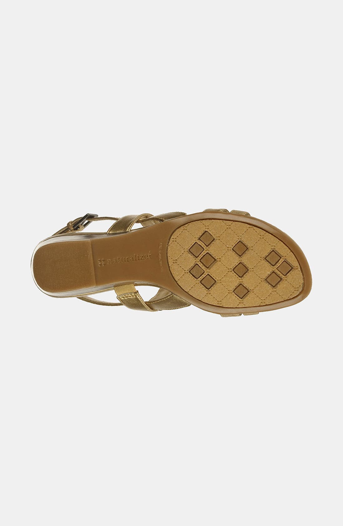 'Jailene' Sandal, Alternate, color, GOLD