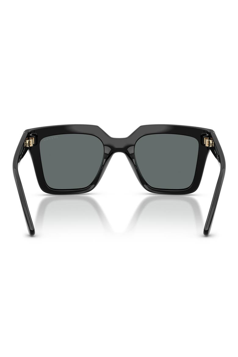 VO5690S 49mm Polarized Square Sunglasses, Alternate, color, BLACK / DARK GREY POLAR