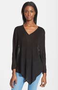 Joie 'Tambrel B' Lace Back Asymmetrical Hem Sweater