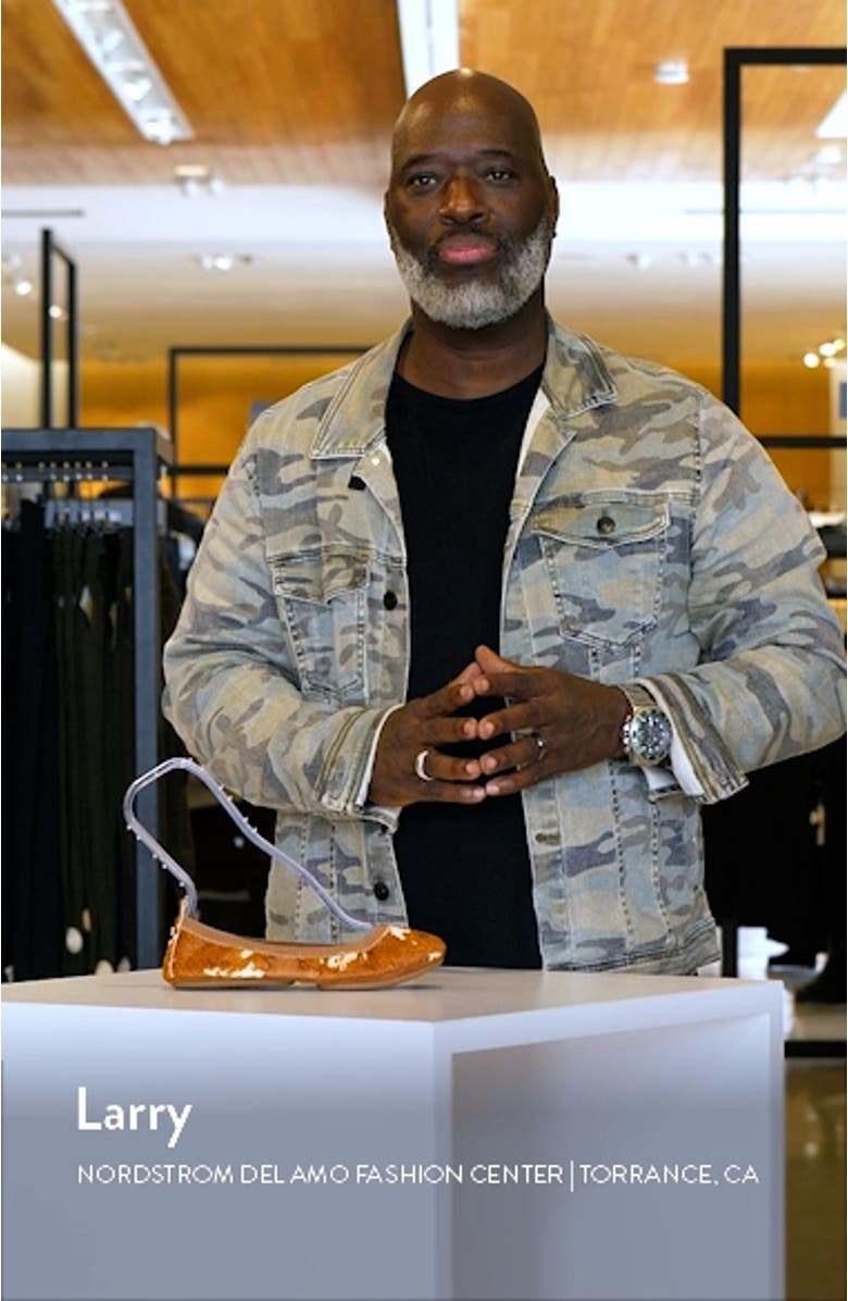 Samara Genuine Calf Hair Foldable Ballet Flat, sales video thumbnail