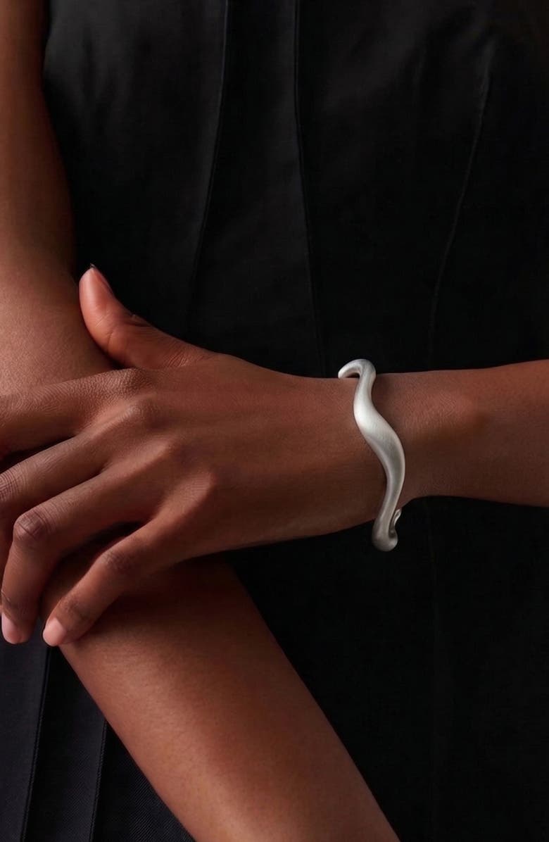 YOJ Magma Cuff in Silver, Alternate, color, Silver