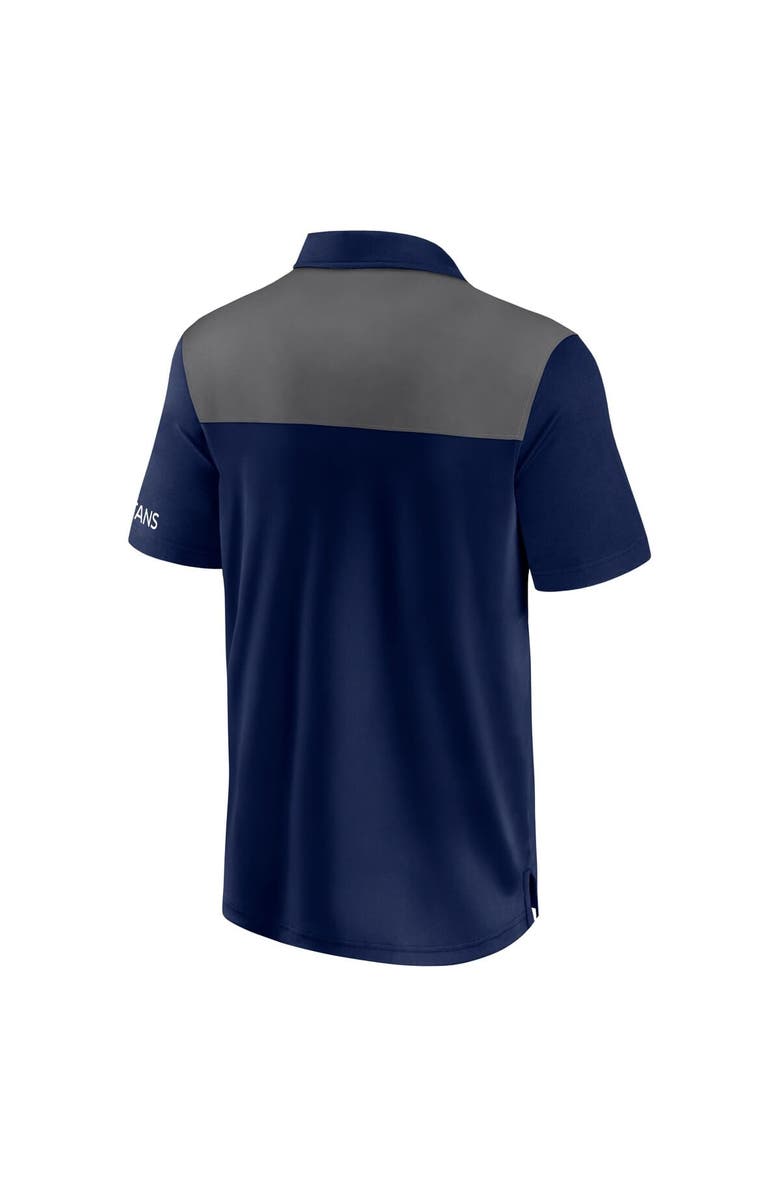 FANATICS Men's Fanatics  Navy/Gray Tennessee Titans Colorblock Polo, Alternate, color, Navy