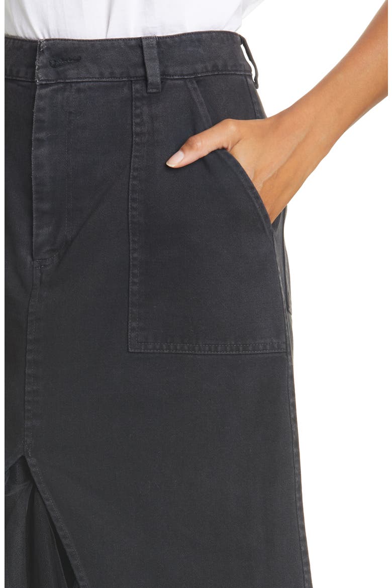 Ms. Benjamin Tulle Skirt, Alternate, color, WASHED BLACK