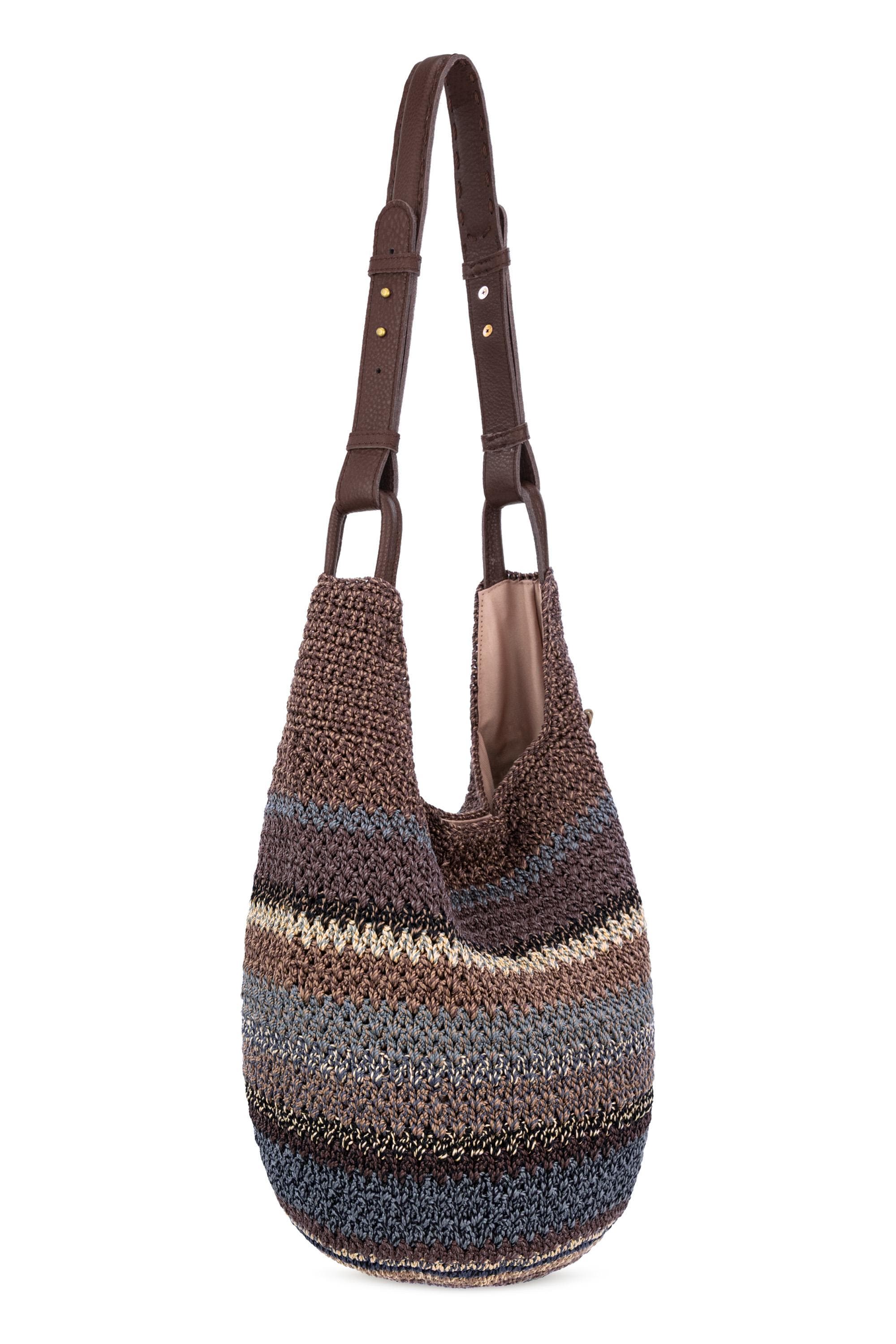 Los Feliz 120 Hobo, Alternate, color, Aspen Stripe