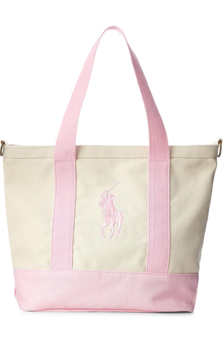 Ralph Lauren Kids' Polo Player Tote Bag, Main, color,