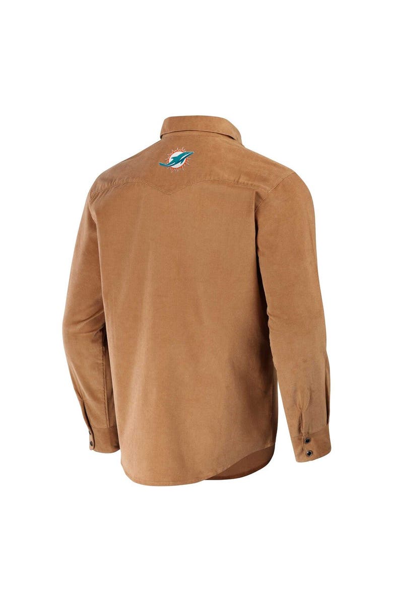 NFL X DARIUS RUCKER Men's NFL x Darius Rucker Collection by Fanatics Orange Miami Dolphins Western Full-Snap Shirt, Alternate, color, Orange