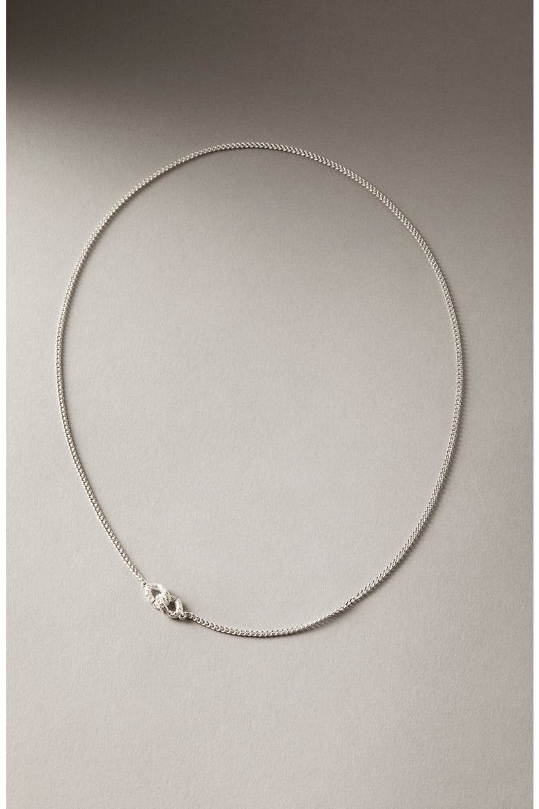 Neat Necklace Silver, Main, color, Silver