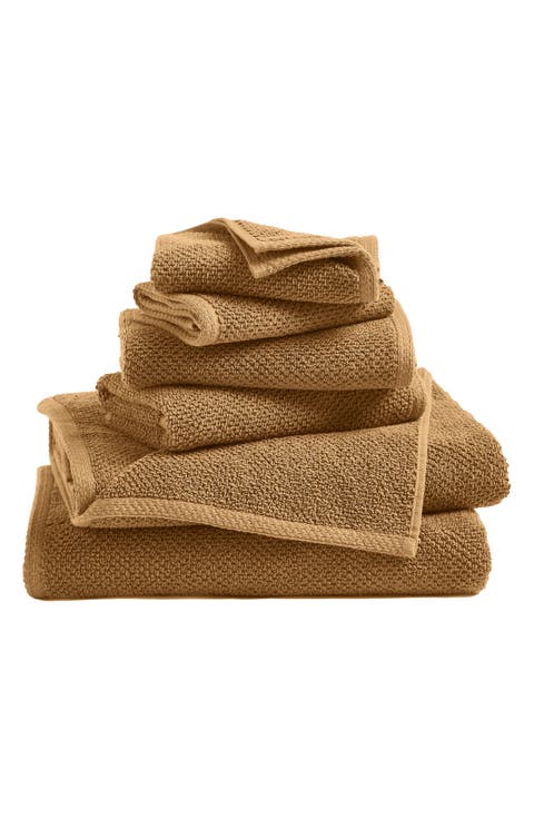 Cotton 6-Piece Textured Towel Set