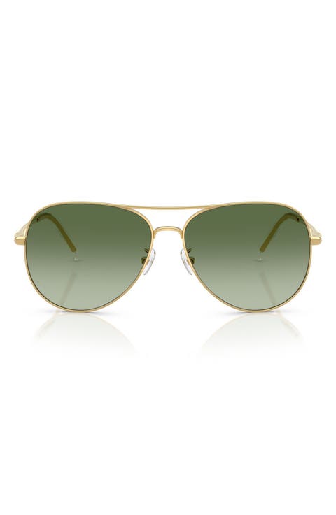 58mm Pilot Sunglasses