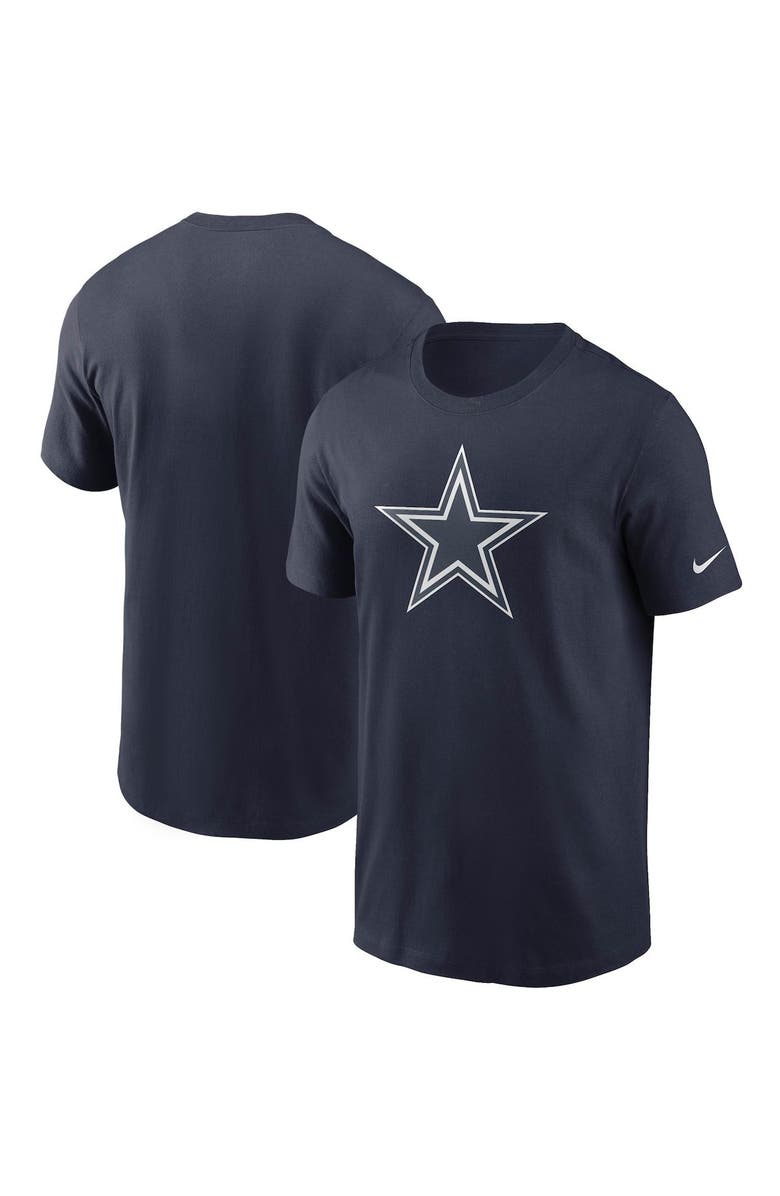 Nike Men's Nike Navy Dallas Cowboys Primary Logo T-Shirt, Main, color, 