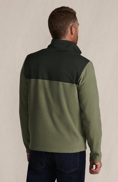 Lands' End Anyweather Fleece Quarter Zip Pullover In Multi
