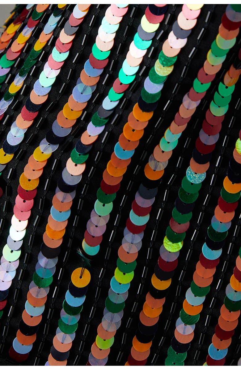 Warehouse Premium Hand Embellished Sequin Jacket, Alternate, color, Multi