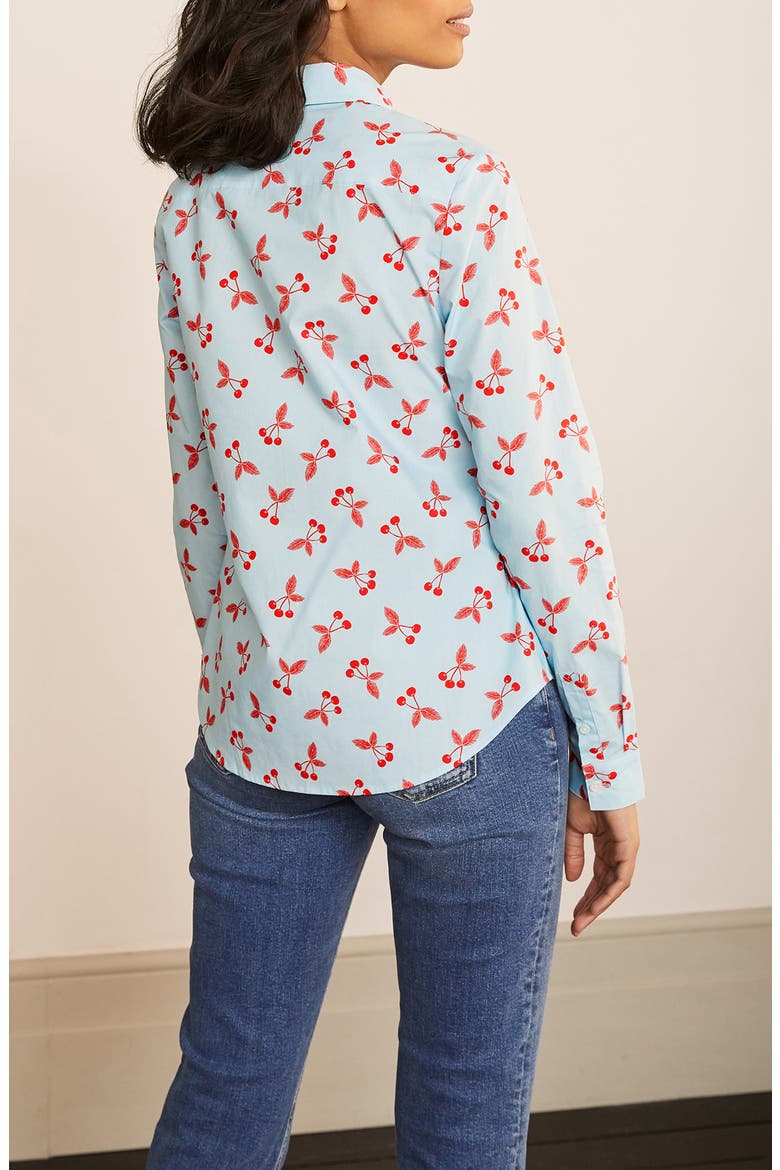 Modern Classic Print Shirt, Alternate, color, SURF/ CHERRY BUNCH