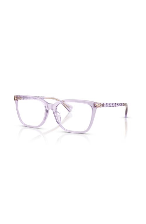 Ralph 54mm Butterfly Optical Glasses In Purple