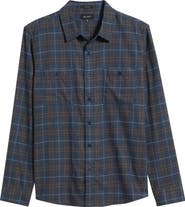AG Wayne Plaid Button-Up Work Shirt
