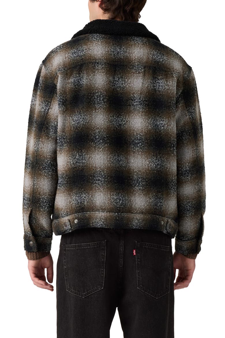 Plaid Cotton Twill Trucker Jacket, Alternate, color, JAMES PLAID PALOMA